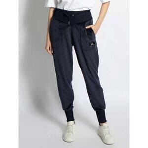 NEW Adidas Women's Holidayz Cozy Velour Joggers Pants Ink Color Size 3X